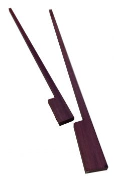 Bow Blank Cello   Purple Heart - Amaranth
